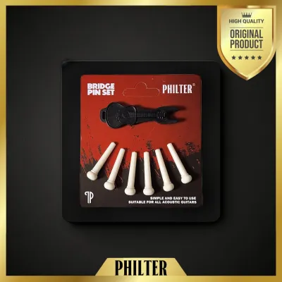 1 Set Bridge Pin Philter Gitar Akustik Dengan Pencabut Pin