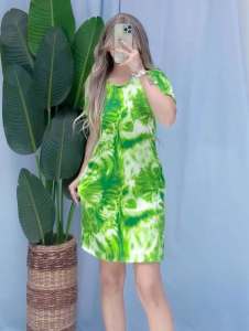 Tiedye Joyce new arrival casual dress with 2 pocket fit small to xl