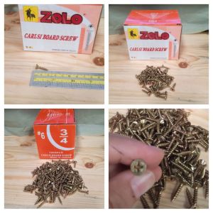 Sekrup GRC KUNING 3/4 x 6 IN ZOLLO Isi 50pcs