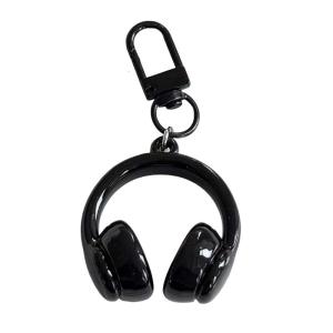 Fashionable Headphone Inspired Keychain Creative Bag Hanging Ornament Pendant for Students Professionals Gift