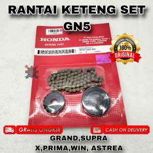 RANTAI KETENG SET HONDA GN5 BUAT MOTOR GRAND SUPRA X PRIMA WIN ASTREA ASLI ORIGINAL HONDA AHM