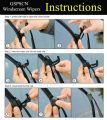 WIPER MOBIL KARET - WIPER FRAMELESS - WIPER DEPAN MOBIL MAZDA3 AMJ. 