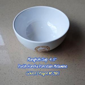 Mangkok Sup 45" Horeka Porcelain Melamine - Golden Dragon W5905