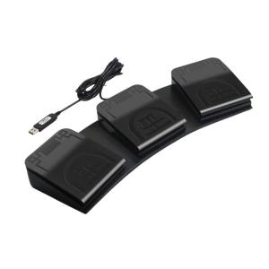 USB หลักสามปุ่มที่เหยียบตัวเลือกโฟโตอิเล็กทริก/กลไกสำหรับการควบคุมคอมพิวเตอร์และระบบอัตโนมัติ