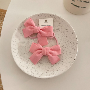 Gratis Semua - Ikat Rambut Anak Motif Pita / Ikat Rambut Korea Anak Perempuan Model Pita 1 Set 2 Pcs / Kunciran Rambut Korea Style