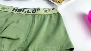 3/5 Pcs Men’s Boxer Briefs Set – Solid Color Breathable Cotton Underwear Male Trendy Sports Shorts