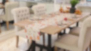 UArtlines Fall Placemats Set of 4 Thanksgiving Orange Pumpkins Green Leaves Buffalo Plaid Place Mats 12x18 Inch Autumn Harvest Farmhouse Table Mats for Home Holiday Party Dining Table Decor