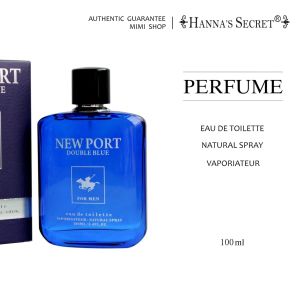 AKRYMI | NEW PORT DOUBLE BLUE HANNAS SECRET PERFUME FOR MEN 100ml Scented Scent Fragrance Aroma Cologne