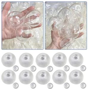 INTOONE 10PCS Sphere Shape Air Ball Toy Squishy TRP Squeeze Toys Funny Relieve Anxiety Sensory Toy Office Use