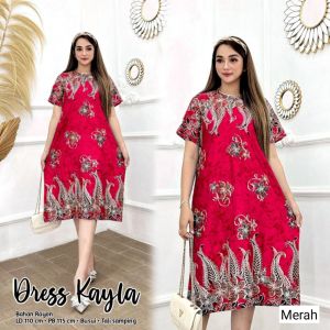 Dedilarise Midi Dress Crinkle Airflow Premium Polos Kerut Remaja Kekinian 2023 Terbaru Busui Kancing Depan
