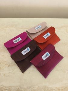 UWAISGEN Dompet Uang Dompet Koin Dompet Endek Motif Etnik Bali Handmade