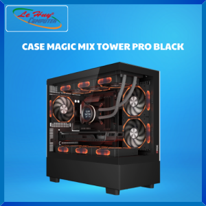 Vỏ Máy Tính - CASE MAGIC MIX TOWER PRO Black/ White - Hàng Chính Hãng