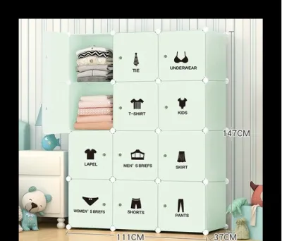 [HCM] Tủ Nhựa Ghép 12 Ngăn Size Lớn - Đủ Vách Tủ - Tặng 2 Thanh Treo 40 Lựa Chọn