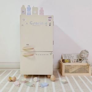 WOODEN KITCHEN VINTAGE-MAINAN MASAK DAPUR PRETEND PLAY-MAINAN EDUKASI