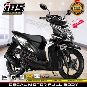 Decal Beat Fi 2014 2013 Stiker Motor Beat Striping Beat Fi Decal Full Body Beat Fi R25 Concept