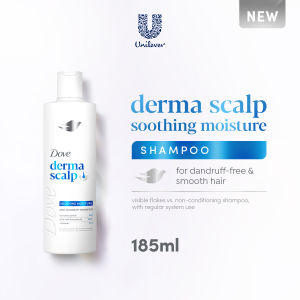 Dove Derma Scalp+ Anti-Dandruff Scalp Soothing Moisture Shampoo 185ml