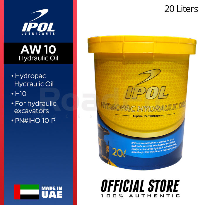 IPOL Hydropac Hydraulic Oil H10 20L IHO-10-P (Clearance Sale) | Lazada PH