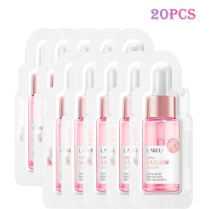 20PCS LAIKOU Sakura Essence Serum 1.5ml x20 - Hydrating & Brightening Facial Treatment - Travel Size Skincare Set - Japan Cherry Blossom Extract