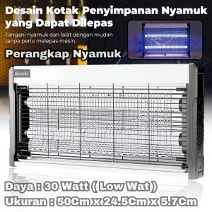 Terlaris`Insect Killer Mosquito Killer Perangkap Nyamuk Lalat Bug Zapper Lampu UV 30 Watt Aoki Ak-872 ~ Noah Online Store