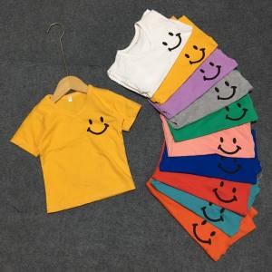 Combo 5 áo thun cộc tay icon xinh xắn đáng yêu cho bé trai/gái 7-25kg