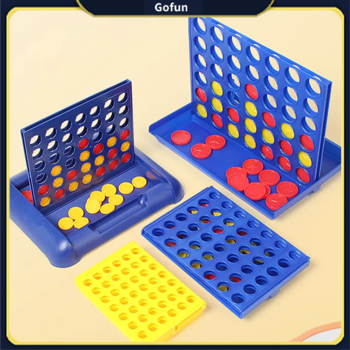 เกมกระดาน Connect 4 in A Row Strategy Toy Board Game Family Parent-child Preschool Education Boy child Girl Toy