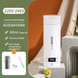 Portable Electric Kettle Stainless Steel Auto 4 Variable Hot Water Boiler for Travel