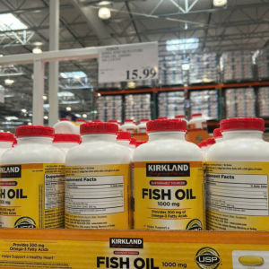 VIÊN UỐNG DẦU CÁ KIRKLAND FISH OIL 1000MG 400 VIÊN CỦA MỸ