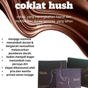 Hush Chocolate Dark Chocolate For Couple1Pcs Coklat Stamina Pria & Wanita Tahan Lama