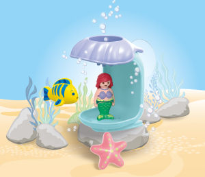 Playmobil 71460 JUNIOR & Disney: Ariels Shell Shower จูเนียร์ & ดิสนีย์ ห้องอาบน้ำเปลือกหอยของเอเรียล
