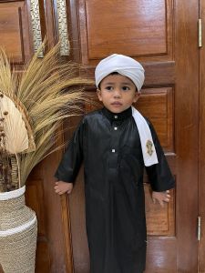 peci imamah anak instan langsung pakai 3 meter 4 tingkat imamah instan 3 meter