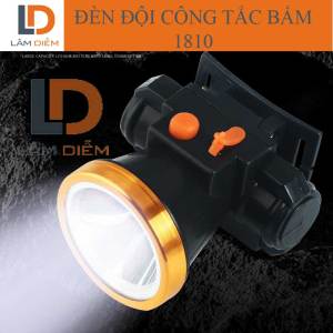 ĐÈN PIN SẠC ĐỘI ĐẦU SIÊU SÁNG GỌN NHẸ CÓ KÈM DÂY ĐEO VÀ SẠC 1810-1812