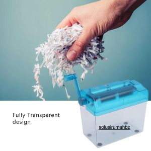 PENCACAH KERTAS TANGAN MANUAL PAPER SHREDER CACAH PENGHANCUR alat kotak