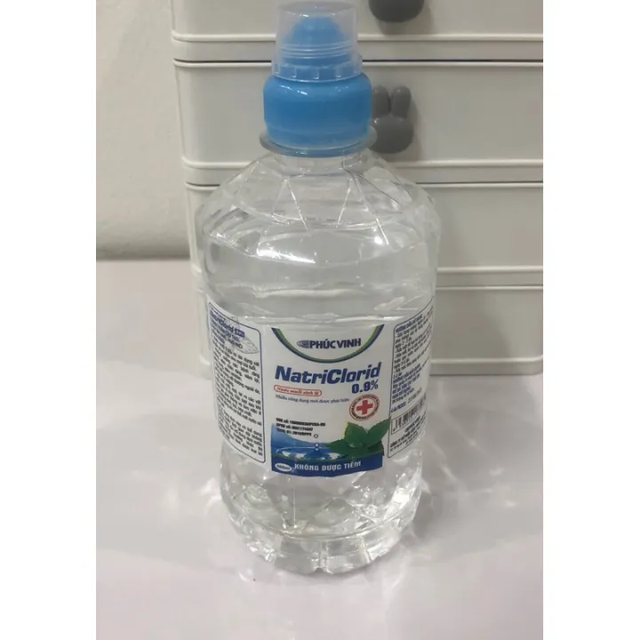 Nước muối sinh lý Natri Clorid 0,9% Chai 500ml