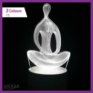 3D Creative USB Night Light Home Bedroom Decoration Table lamp Lampu Hiasan Bilik Tidur Led USB家居卧室创意桌灯3D亚克力小夜灯 A52-A100