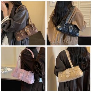 NOONOOR PU Leopard Underarm Bag French Vintage Korean Style Women Shoulder Bag Fashion Classic Print Women Handbag Women