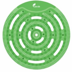 MẪU MỚI - TIẾT KIỆM NHẤT - Tấm lót khử mùi bồn tiểu Mini Wave ECODEALS - Vệ sinh thông minh hiệu quả