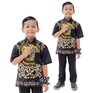 Baju couple Batik Dress Borkat keluarga kekinian