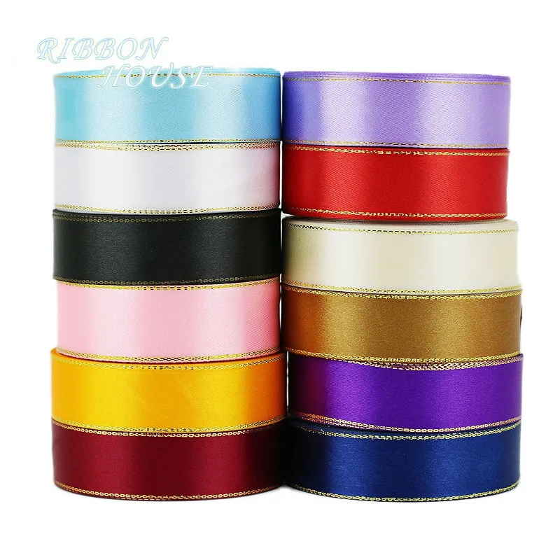 25 yards 25mm Satin Ribbon Webbing Decaration Gift Christmas