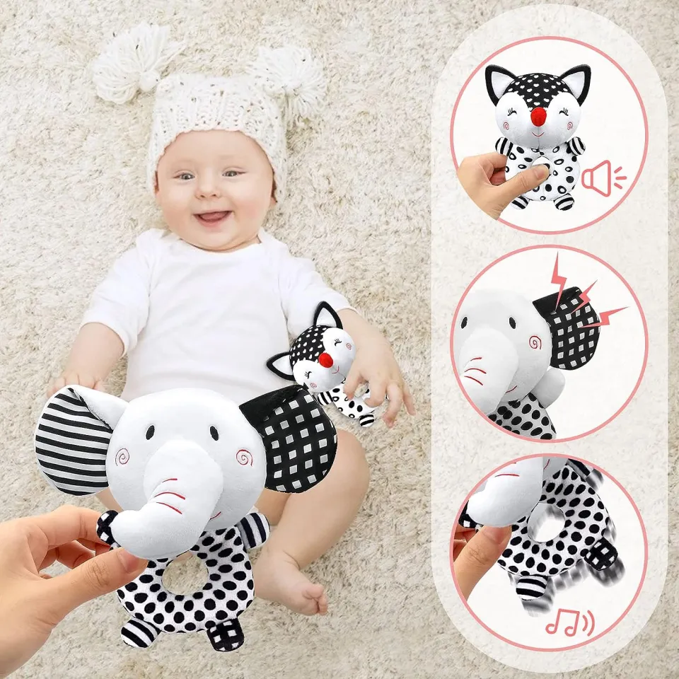 Baby Rattles 0-6 Months: Soft Rattles for Babies 0-6 Months