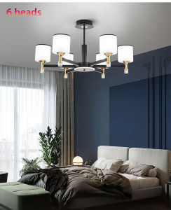 Modern Nordic chandeliers. 6/8/10/15 LED chandeliers for living rooms and ceiling lights (Includes 3-color bulb) Nordic Chandelier Ceiling Light Sala Center Light for Living Room Pendant Lights Drop Lights Ceiling Lamp