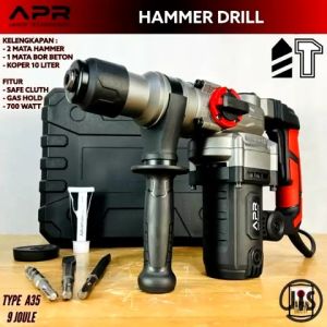 COD Hammer drill APR JAPAN type A35PROMAX mantap banget mesin bor bobok beton tembok aspal dll