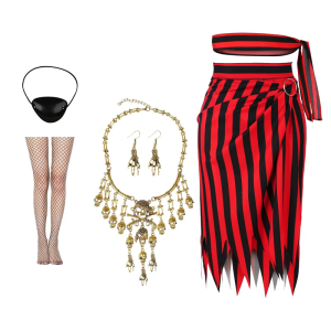 Halloween Pirate Costume Accessory: Women's Dress Up Outfit & Accessories