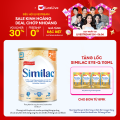 [CHỈ TỪ 20H 5-8.6 TẶNG QUÀ CHO ĐH 899K-SLCH] Sữa bột Similac 2+ 1.6kg đột phá dinh dưỡng 5G mới cho trẻ từ 2-6 tuổi  (Bao bì thay đổi theo từng đợt nhập hàng). 