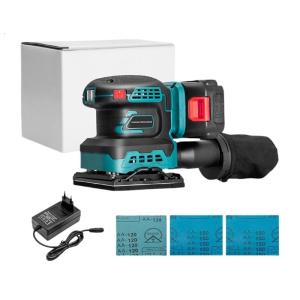 Cordless Ergonomic Sanding Tool With 3 In 1 Functionality Ideal For Woodworking Craftsmen And Surfaces Preparation