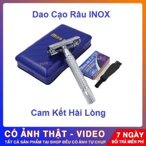 Dao Cạo Râu Truyền Thống INOX MingShi 9508 INOX 304 Cao Cấp Không Rỉ Cam Kết Hài Lòng