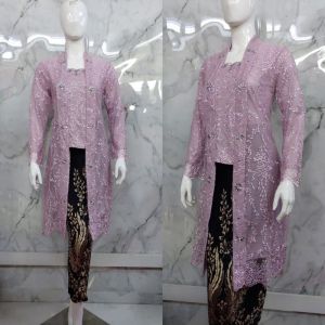 kebaya Kutu Baru Payet/ Tunik Tulle/ Kebaya Modern / Kebaya Favorite / Batik Couple