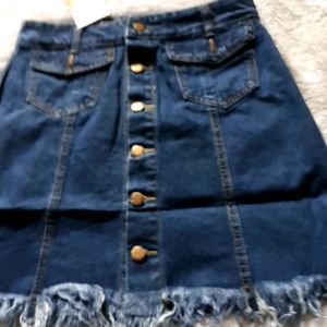 Des Rok jeans impor kode 196 real foto rok mini casual modis trendy