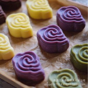 Khuôn trung thu lò xo đám mây 50g -75g làm bánh trung thu bánh dứa bánh in