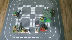 32X32 Classic Road Building Block Base Plate City View Traffic Road Figures Construction Toys Bricks 32Dots Plastic Baseplates