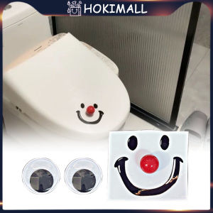 3D Stiker Badut Hidung Merah / Toilet Lid Lifter / Toilet Handle Lifter / Toilet Lid Flip Handle